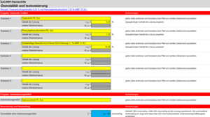 Screenshot der Excel-Rechenhilfe